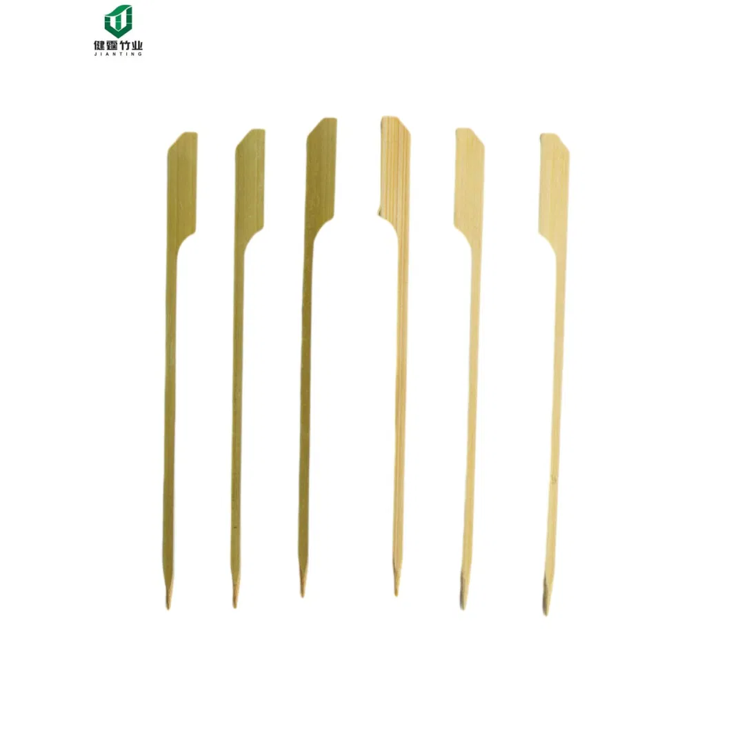 Hot-Sale BBQ Rotating Bamboo Green Teppo/Paddle Skewer