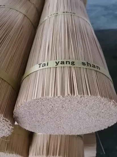 Manufacturer Wholesale Disposable 1.3mm Round Bamboo Stick for Making Incense