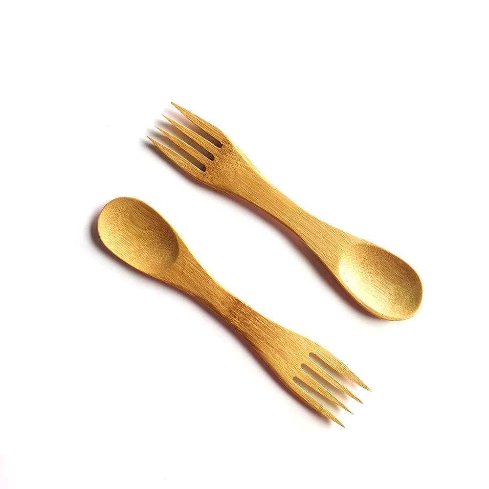 Wholesale Reusable Bamboo Spork Accept Customized